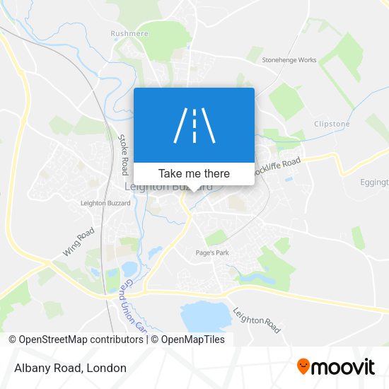 Albany Road map