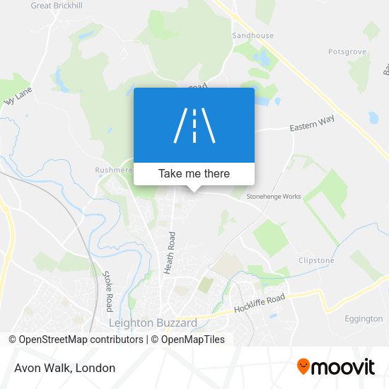 Avon Walk map