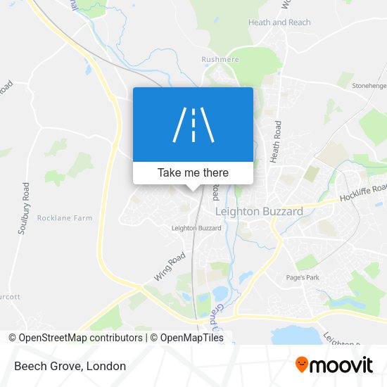 Beech Grove map