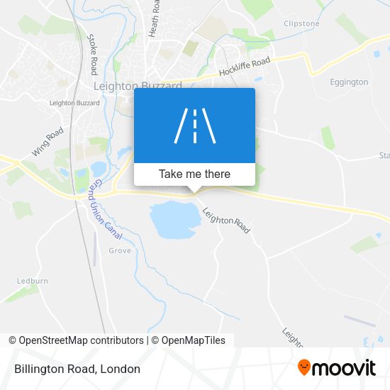 Billington Road map