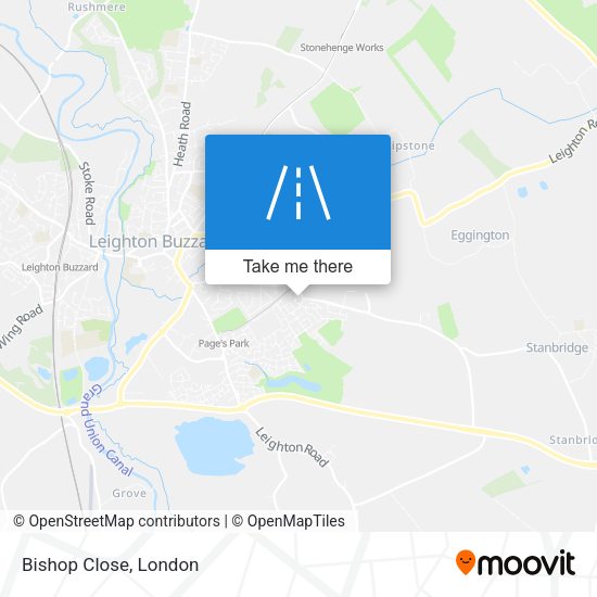 Bishop Close map