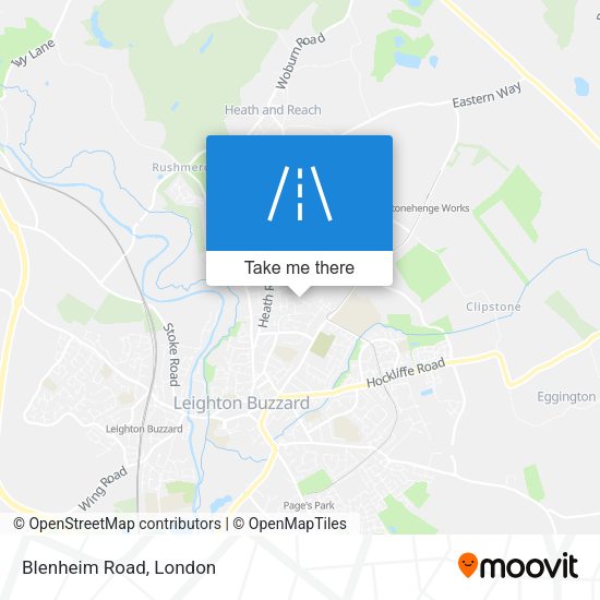 Blenheim Road map