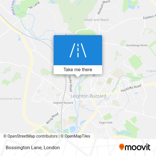 Bossington Lane map