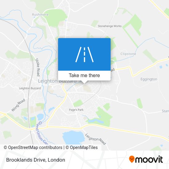Brooklands Drive map