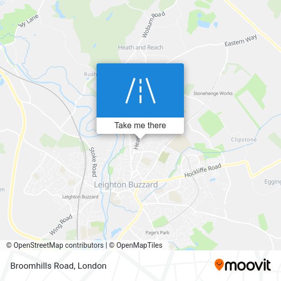 Broomhills Road map