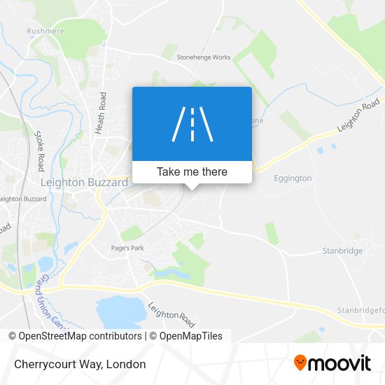 Cherrycourt Way map