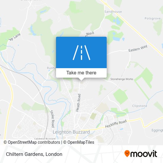 Chiltern Gardens map
