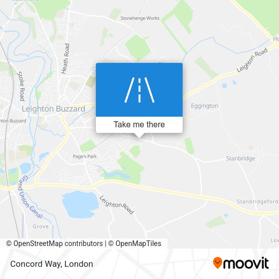 Concord Way map