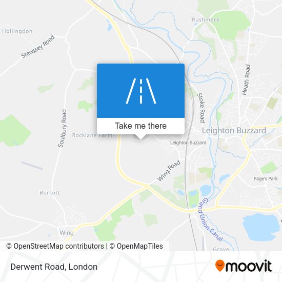 Derwent Road map