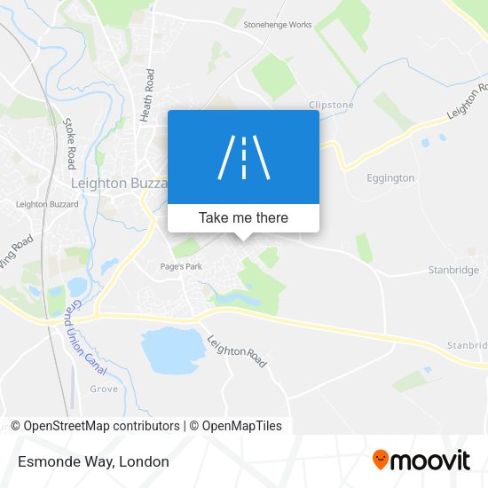 Esmonde Way map