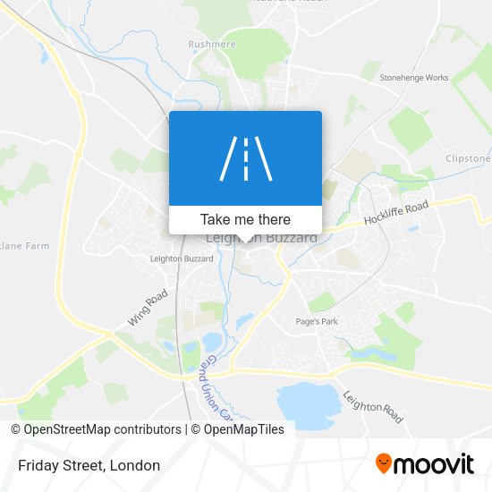 Friday Street map