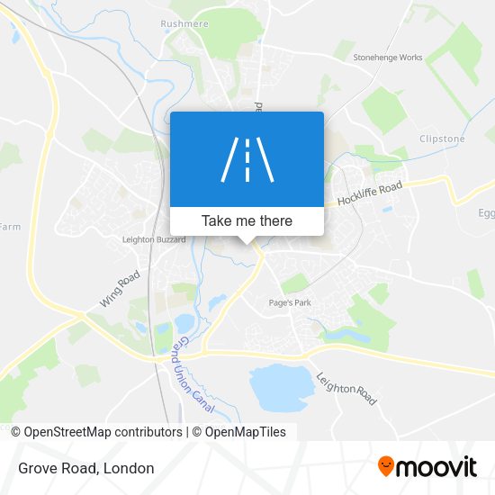 Grove Road map