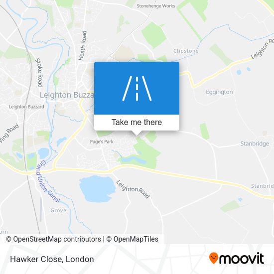 Hawker Close map