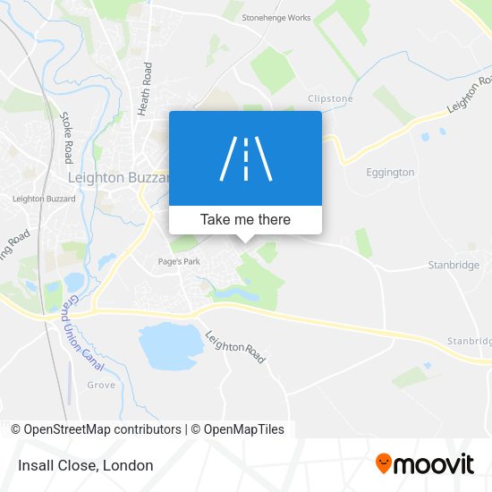 Insall Close map