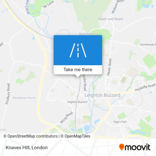 Knaves Hill map