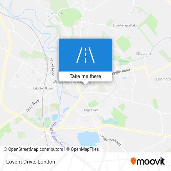Lovent Drive map