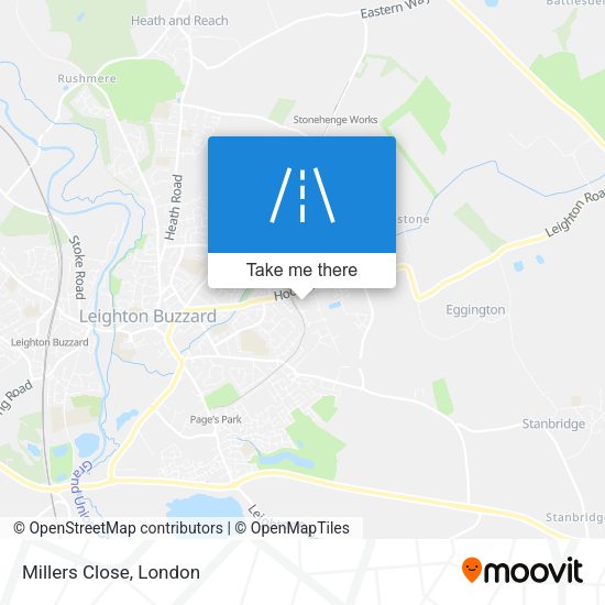 Millers Close map