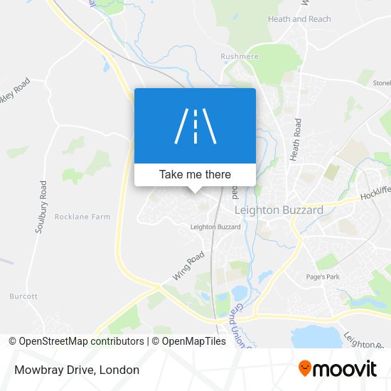 Mowbray Drive map