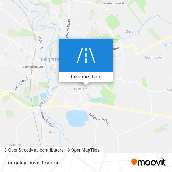 Ridgeley Drive map