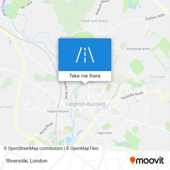 Riverside map