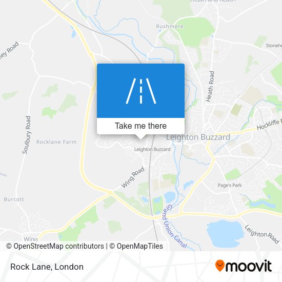 Rock Lane map