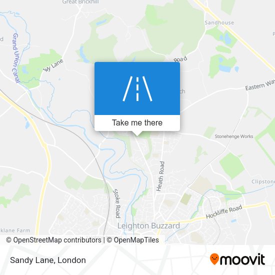 Sandy Lane map