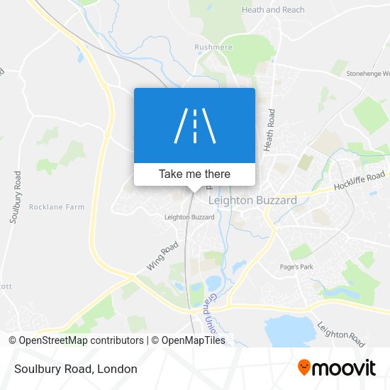 Soulbury Road map