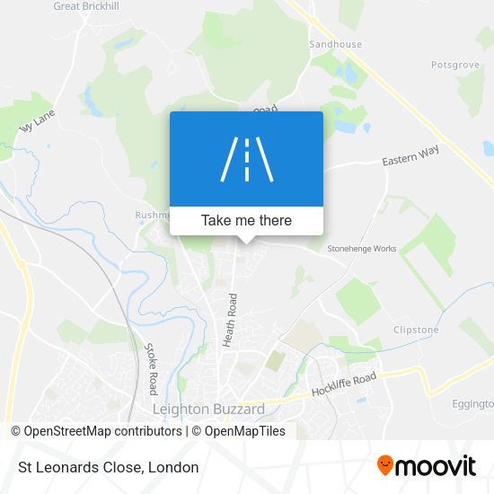 St Leonards Close map