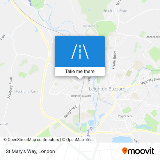St Mary's Way map