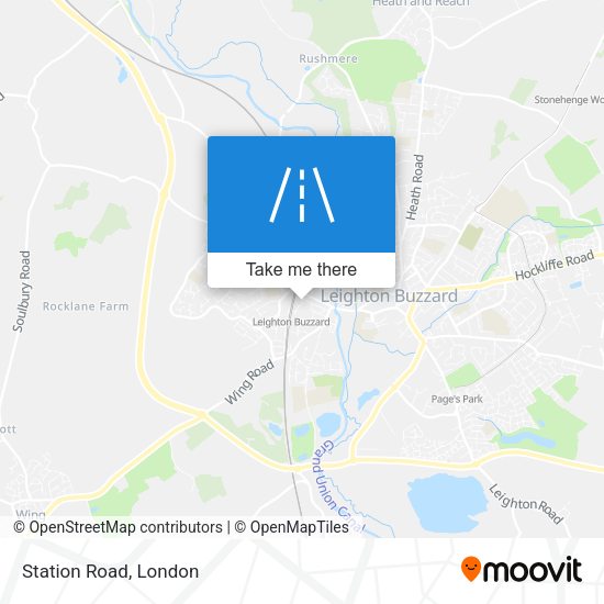 Station Road map