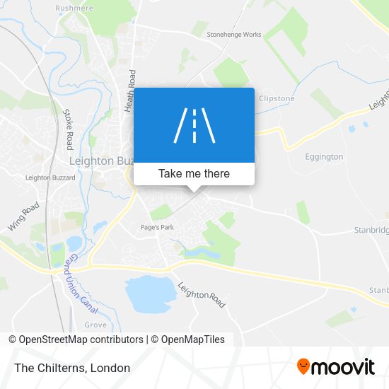 The Chilterns map