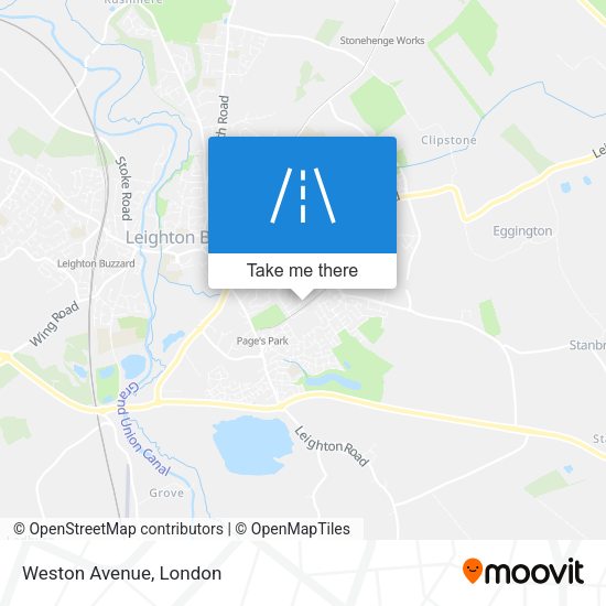 Weston Avenue map