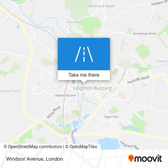 Windsor Avenue map