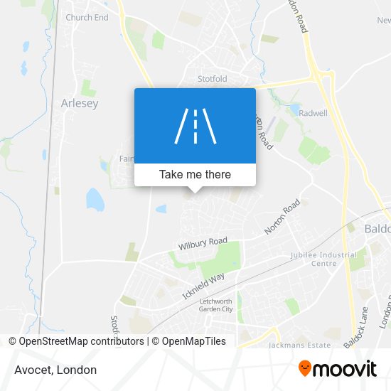 Avocet map