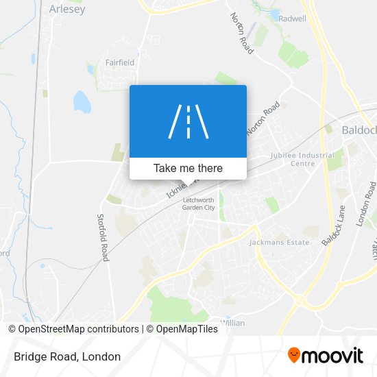 Bridge Road map