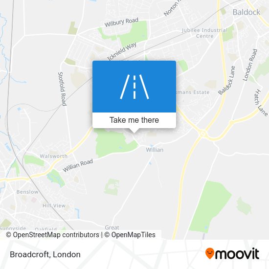Broadcroft map