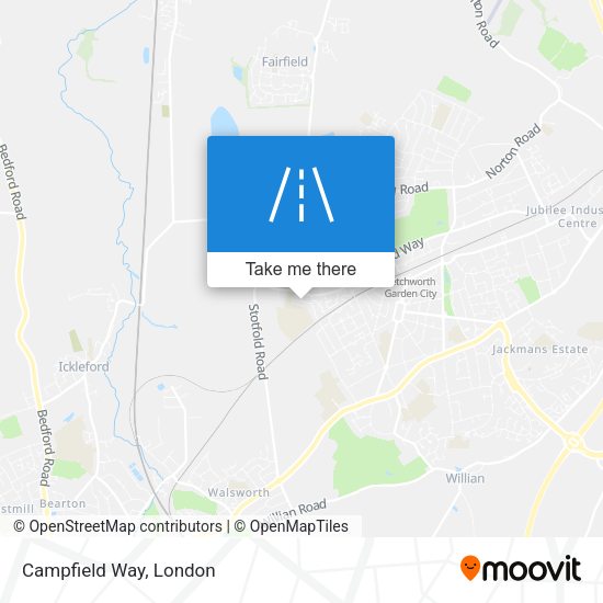 Campfield Way map