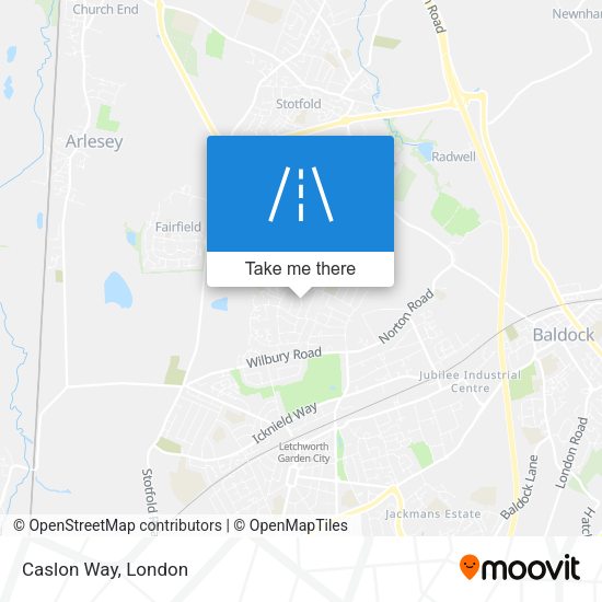 Caslon Way map