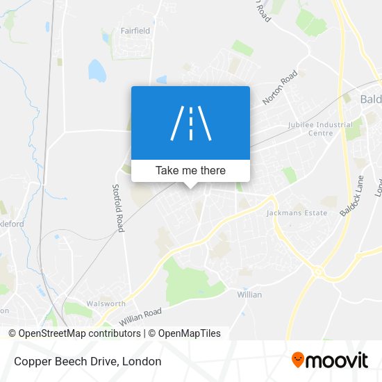Copper Beech Drive map