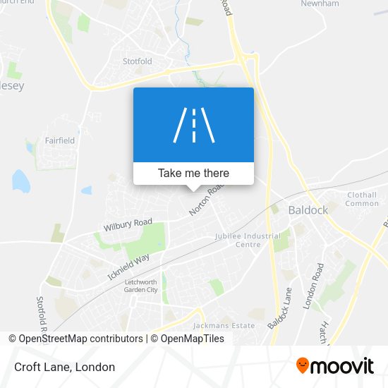Croft Lane map