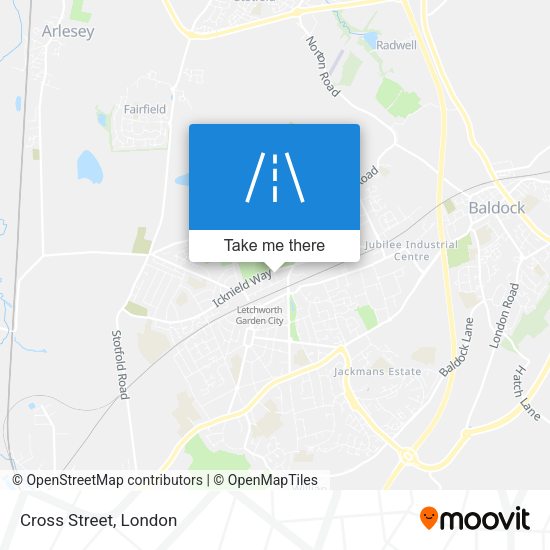 Cross Street map
