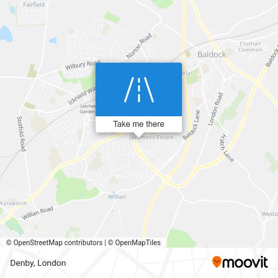Denby map