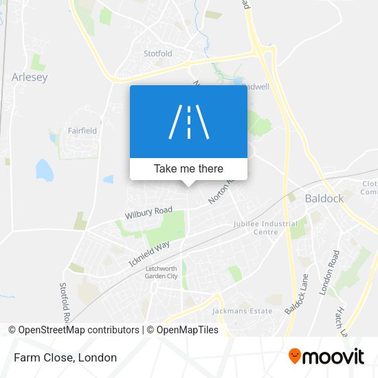 Farm Close map