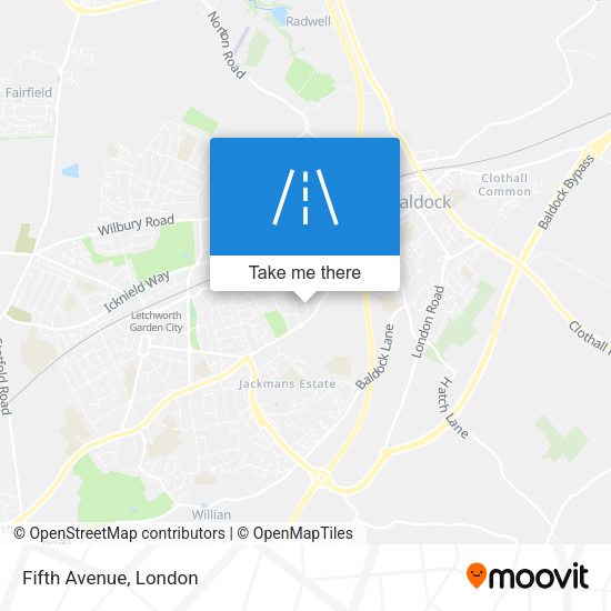 Fifth Avenue map