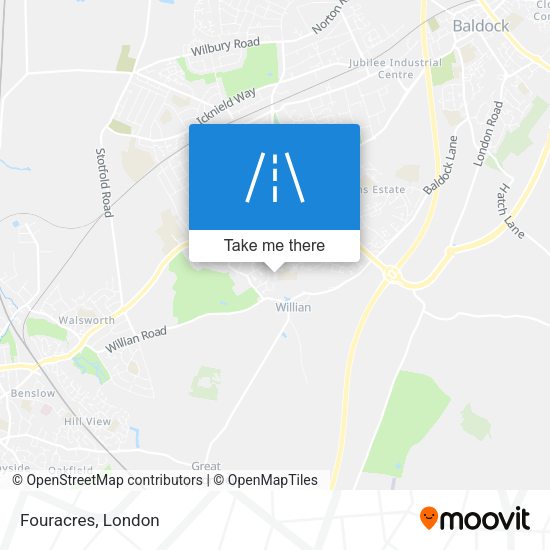 Fouracres map