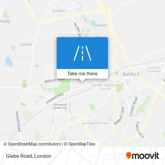 Glebe Road map