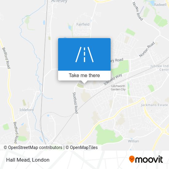 Hall Mead map