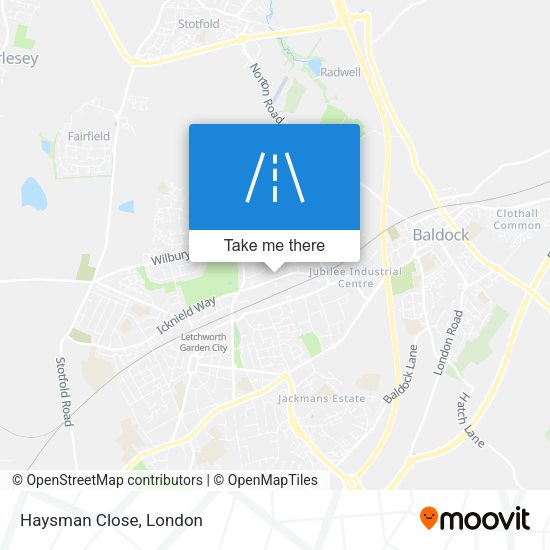 Haysman Close map