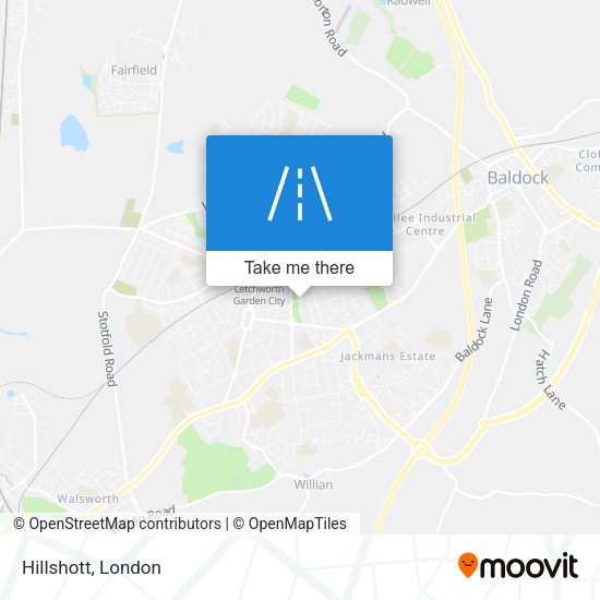Hillshott map