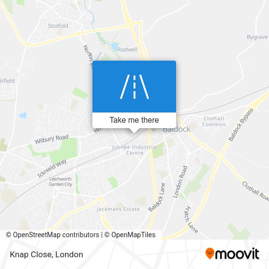 Knap Close map